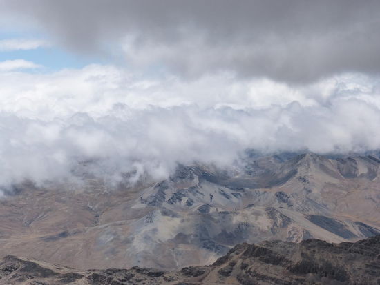 Blick vom Berg "Chacaltaya"