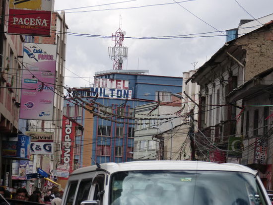 Illampu Straße mit dem weltbekannten Milton