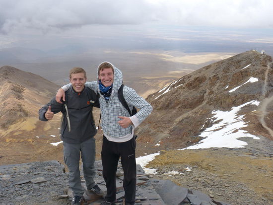 wir auf dem Chacaltaya