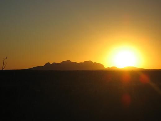 KATA TJUTA (The Olgas),
Sunset
