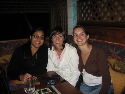 Michelle, Carola und ich