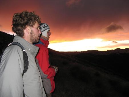 Sonnenuntergang bei Tigua