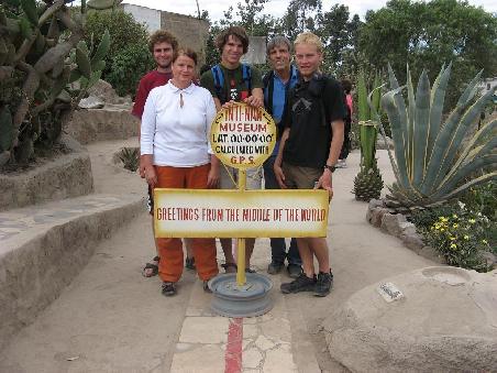 Alle zusammen auf dem echten Aequator