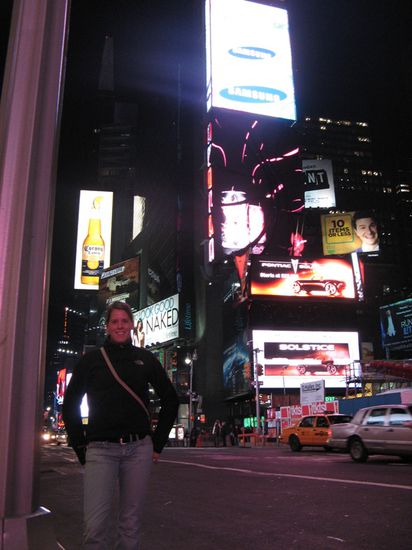 Kati am Time Square