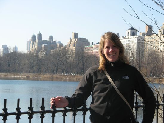 Kati im Central Park