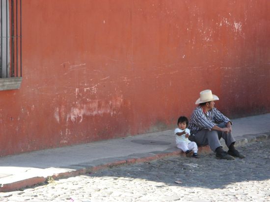 Eine typische Strassenszene.