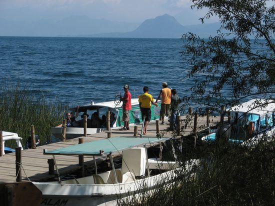 Der Bootssteg in San Marcos