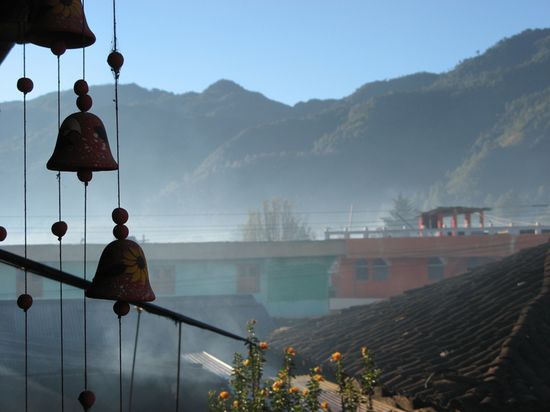 wenigstens ein netter Blick aus unserem Hostel