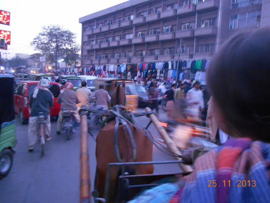 Unsere Irrfahrt mit einem Pferdewagen - die Dämmerung beginnt