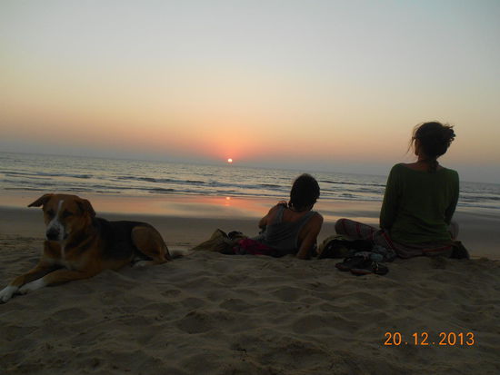 Unser täglicher Sonnenuntergang