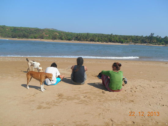 Der Fluss - Da müssen wir hinüber, aber kein Boot in Sicht!