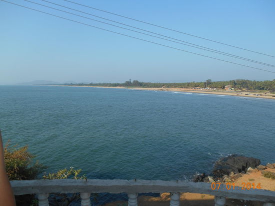 Letzter Blick auf unseren Strand