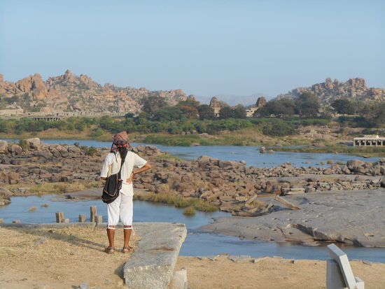 Blick auf Hampi