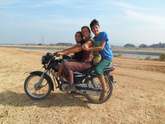 So sind wir durch die Gegend gecrosst .