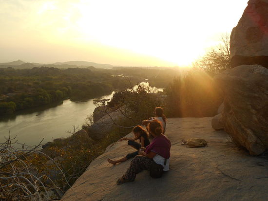 Kurz vorm Sonnenuntergang ....
