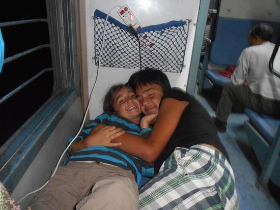 Kurz vorm Einschlafen - schon 16 Stunden unterwegs