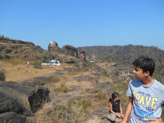 In den Bergen nahe Pachmarhi