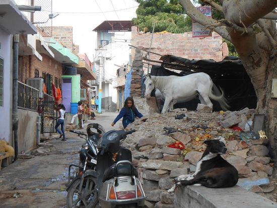Eine Gasse im Moslemviertel