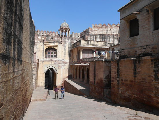 Der Eingang zum Fort