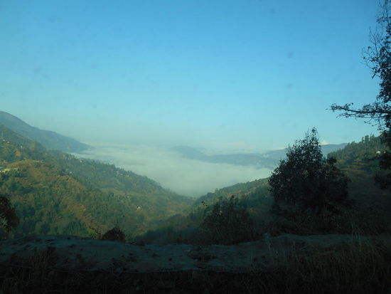 Die Wolke bleibt im Tal