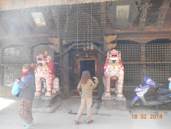 Die Tempel sehen hier ganz anders aus.