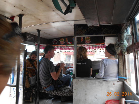 Der Lokalbus nach Nagarkot