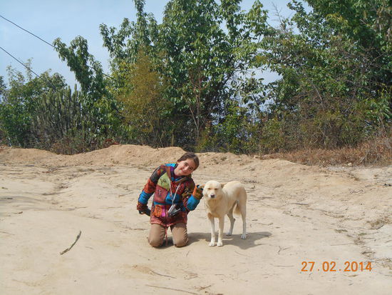 Für kurze Zeit unsere Begleiterin