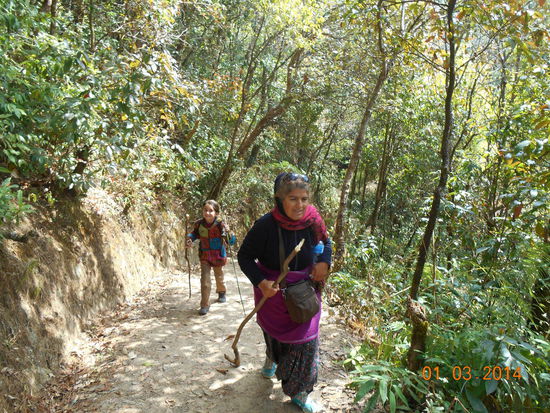 ... bei herrlichem Sonnenschein