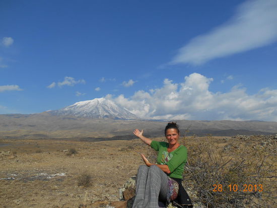 Der Ararat -5138 m hoch - schneebedeckt
