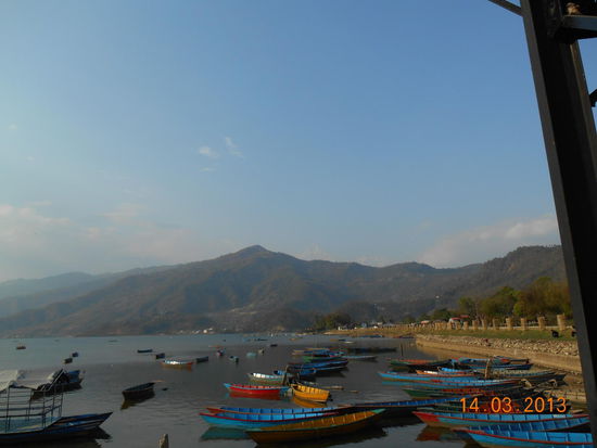 Der See in Pokhara