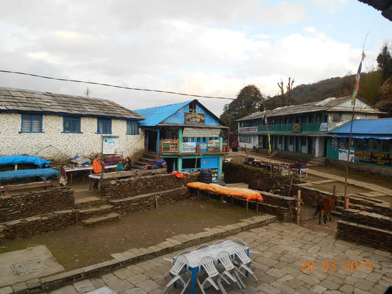 Tadapani - Blick vom Annapurna Guest House