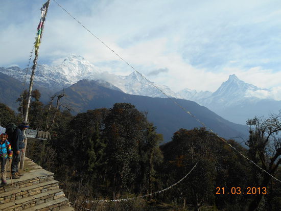 Unser steiler Abstieg