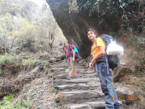 Und wieder einmal bergauf