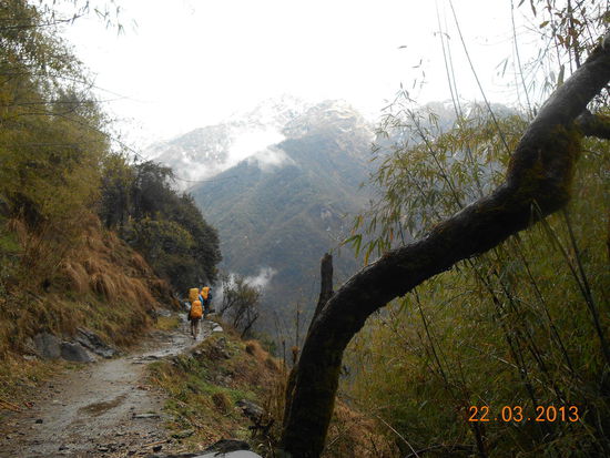 Ständiger Nieselregen