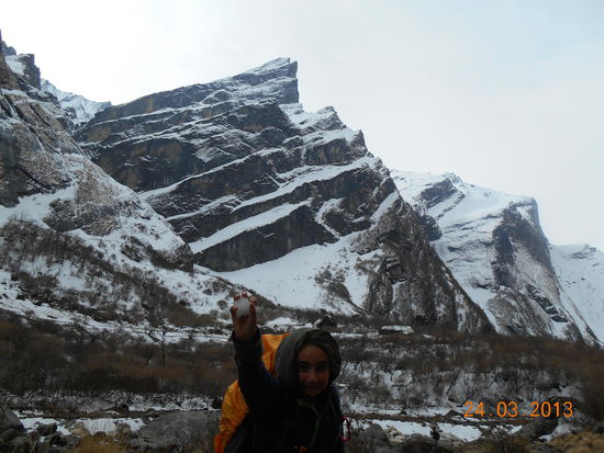 Überall Schnee und Eis