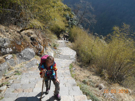 Puh, die Hitze und dann auch noch bergauf!