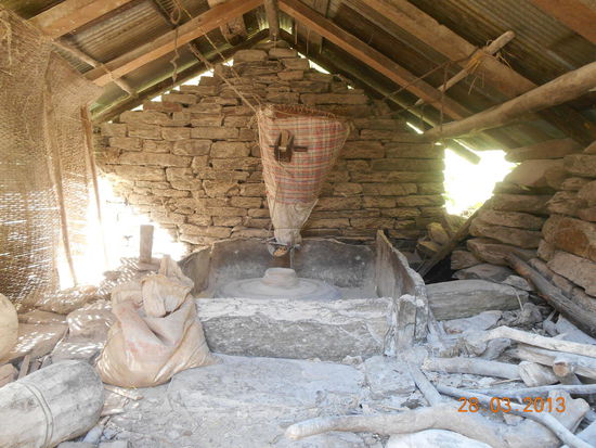 ... mit einer eigenen kleinen Mühle