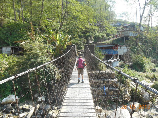 Letzte Brücke und dann ...
