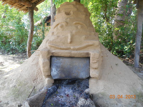 Echter Backofen im Resort