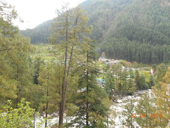 Blick auf Kasol