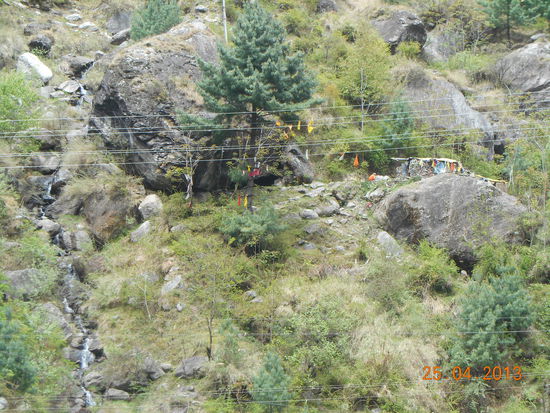 Da hat sich einer ein kleines Hüttchen gebaut.