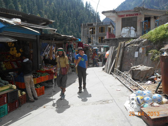 Hier war der Ort gleich zu Ende.