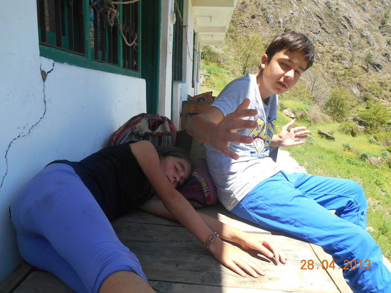 Sooo gross war die Schlange 