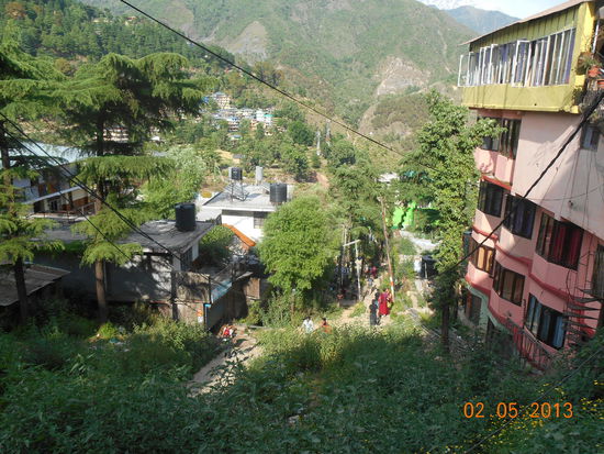 ... mit Blick ins Tal