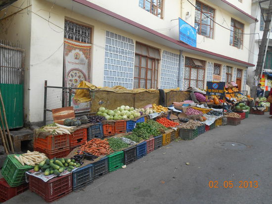 Obst- und Gemüseverkauf