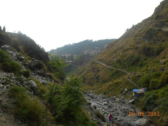 Blick vom Wasserfall
