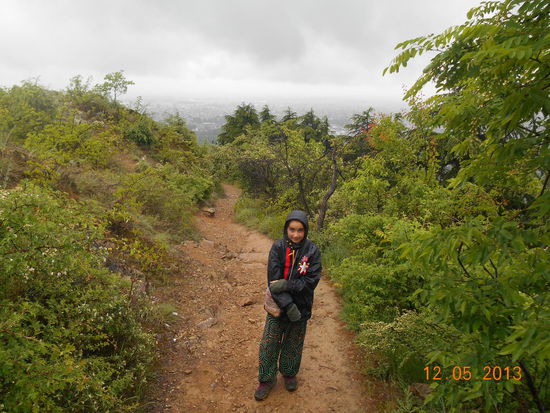Der Weg war aber trotzdem schön.