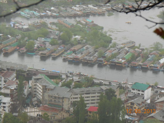 Von hier konnte man unser Boot sehen .