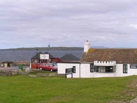 John o´Groats (im Hintergrund kann man Island of Stroma erkennen.)