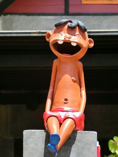 Wenigstens einer konnte lachen...